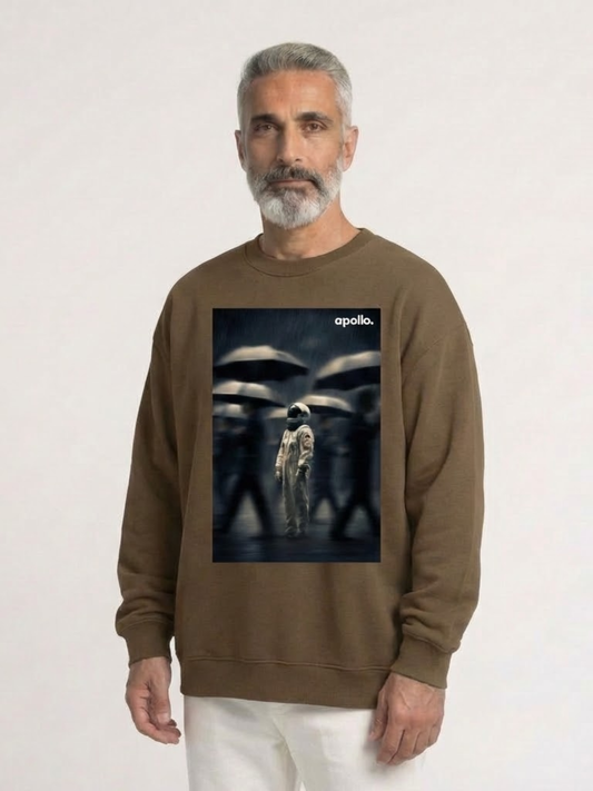 'Grounded in Awareness' Oversized Sweatshirt