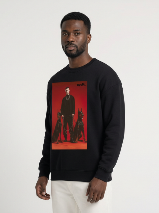 'Power Under Control' Oversized Sweatshirt