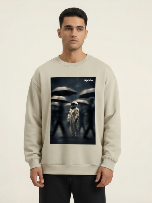 'Grounded in Awareness' Oversized Sweatshirt