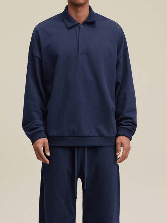 Apollo Men’s Polo Collar Sweatshirt