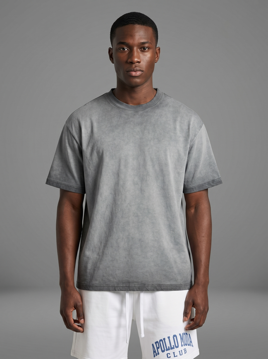 Washed Gradient Stir Oversized Heavyweight Tee