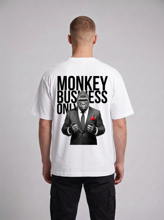 Monkey Business Only Oversized Grafik-T-Shirt