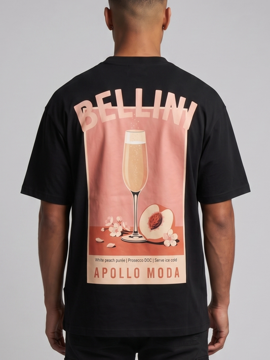 Bellini Oversized Schwere Grafik-T-Shirt