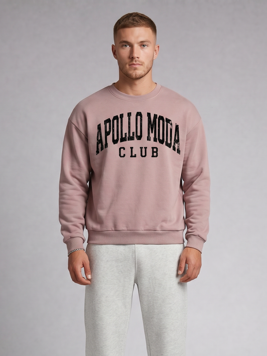 Club Collegiate Oversized Rundhals-Sweatshirt