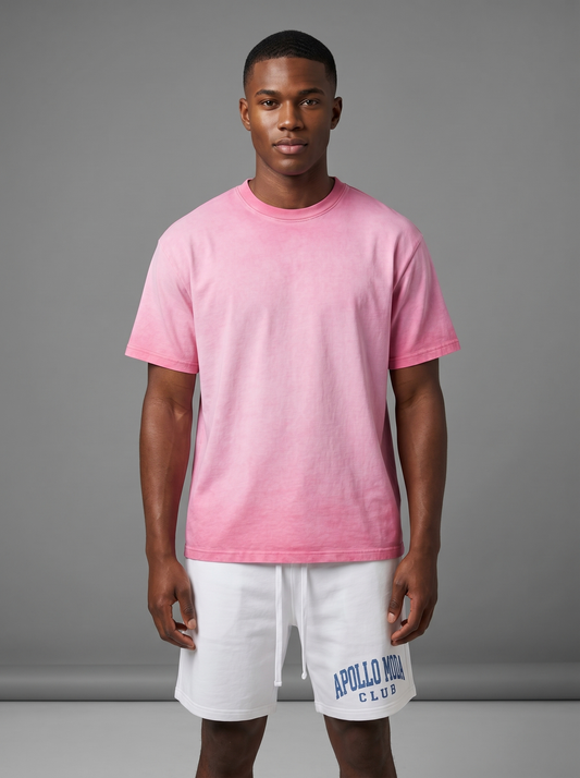 Washed Gradient Stir Oversized Heavyweight Tee