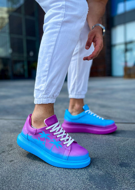 Customized Hand-Painted Sneakers for Men by Apollo Moda | Seoul Palm