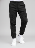 Men's Cargo Trousers With Slanted Pockets