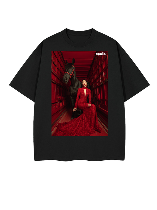 T-shirt oversize « Conçu pour intimider »