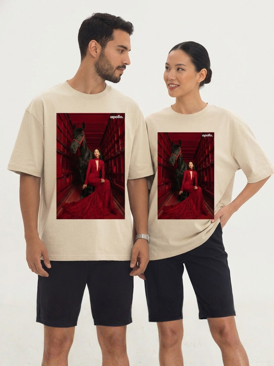 T-shirt oversize « Conçu pour intimider »