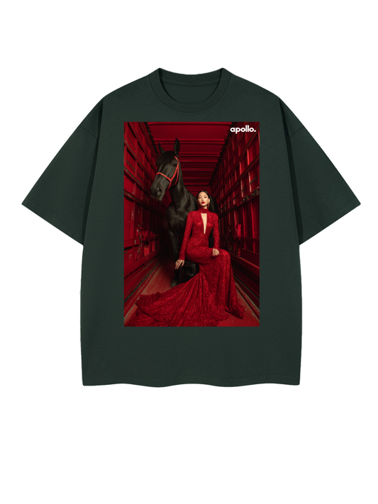 T-shirt oversize « Conçu pour intimider »