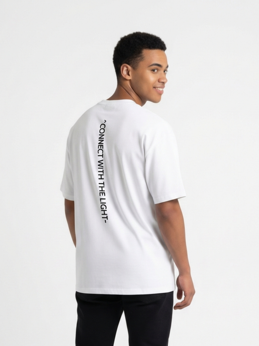 Connect With The Light Oversized Cotton T-shirt