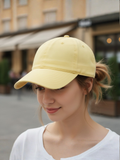 Cotton Twill Hat Soft Lemon