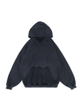 Reverse Pocket Design Distressed Hoodie
