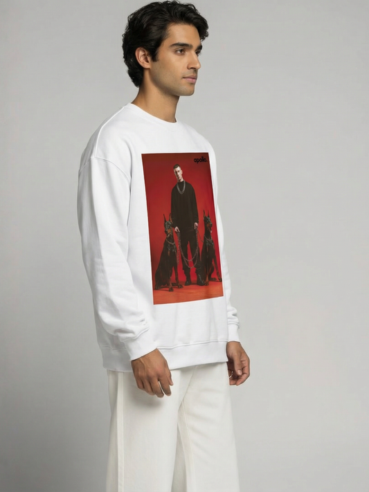 'Power Under Control' Oversized Sweatshirt