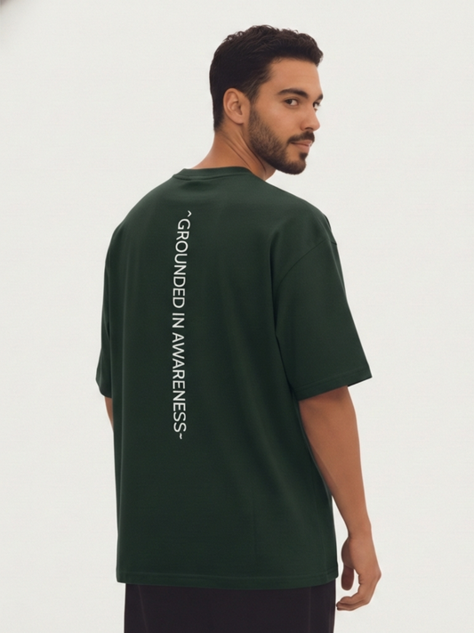 'Grounded In Awareness' Oversized T-shirt