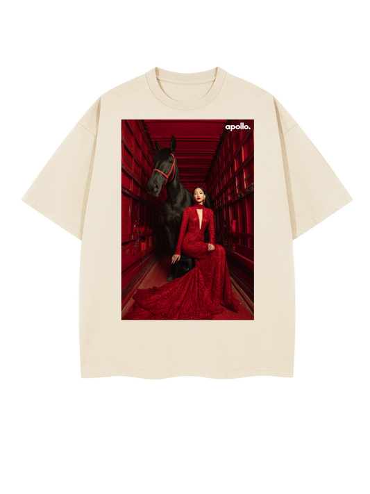 T-shirt oversize « Conçu pour intimider »