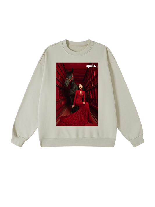 Unisex Oversized Cotton Apollo Sweatshirt