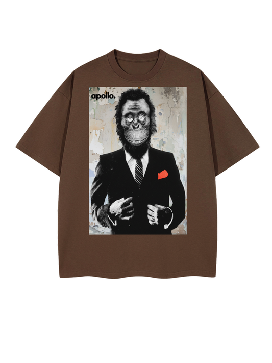 T-shirt oversize « Monkey Business Only »