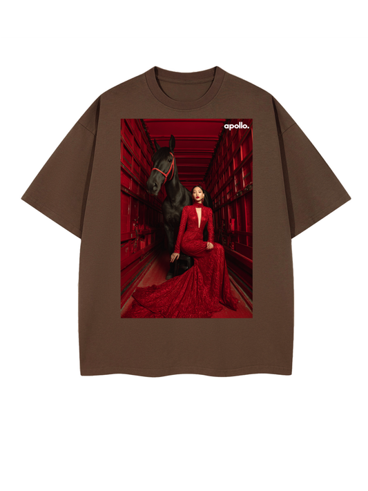 T-shirt oversize « Conçu pour intimider »