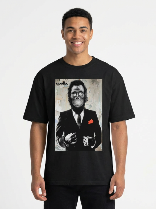'Monkey Business Only' Oversized T-shirt