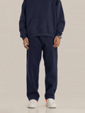 Fleece Oversized Navy Sweatpants