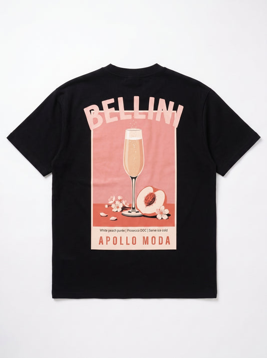 T-shirt grafica oversize Bellini pesante