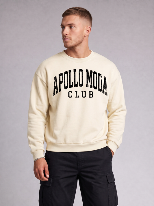 Club Collegiate Oversized Rundhals-Sweatshirt
