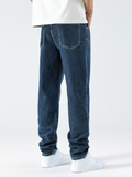 Men's Simple Style Casual Daily Solid Color Jeans
