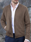 Men's Slim Fit Long Sleeve Knitted Jacket