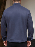 Men's Slim Fit Long Sleeve Knitted Jacket