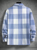 Men's Pocket Plaid Jacket