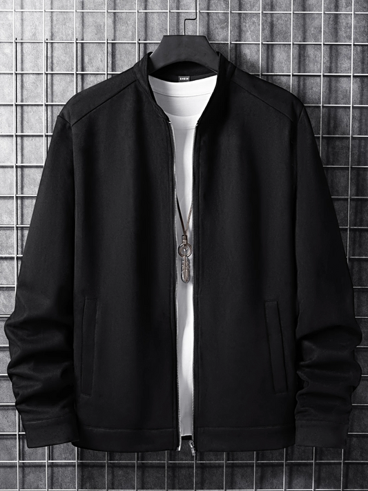 Men's Slim Fit Long Sleeve Knitted Jacket