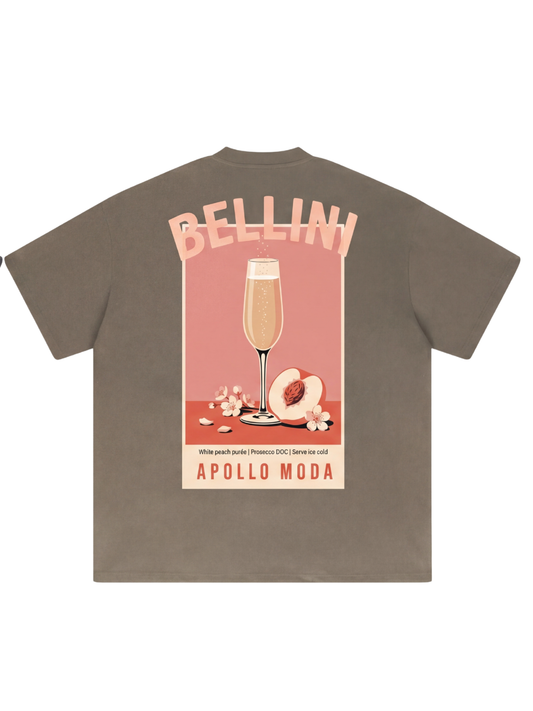 T-shirt grafica oversize Bellini pesante