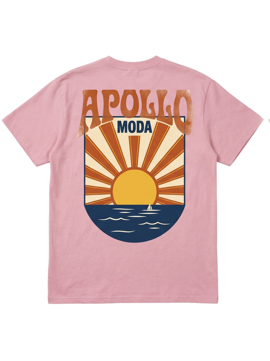 T-shirt grafica oversize Horizon pesante