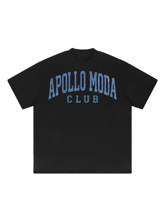 T-shirt grafica oversize Club collegiale