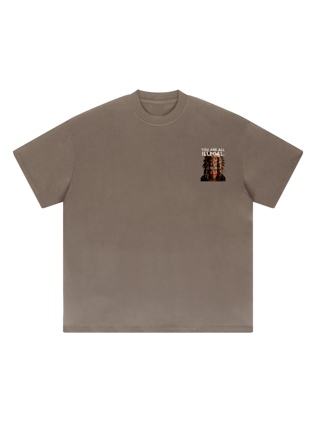 You Are All Illegal Oversized Heavyweight Graphic Tee