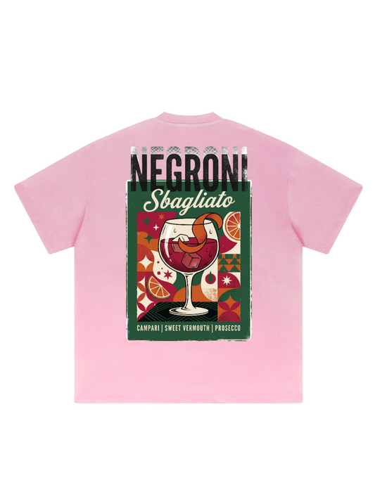 Negroni Sbagliato Oversized Schwere Grafik-T-Shirt