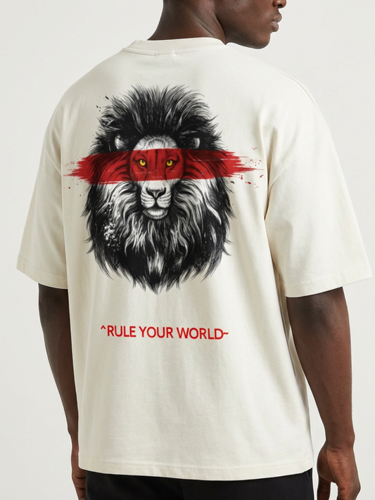 Men's Apollo Lion Oversized Tee