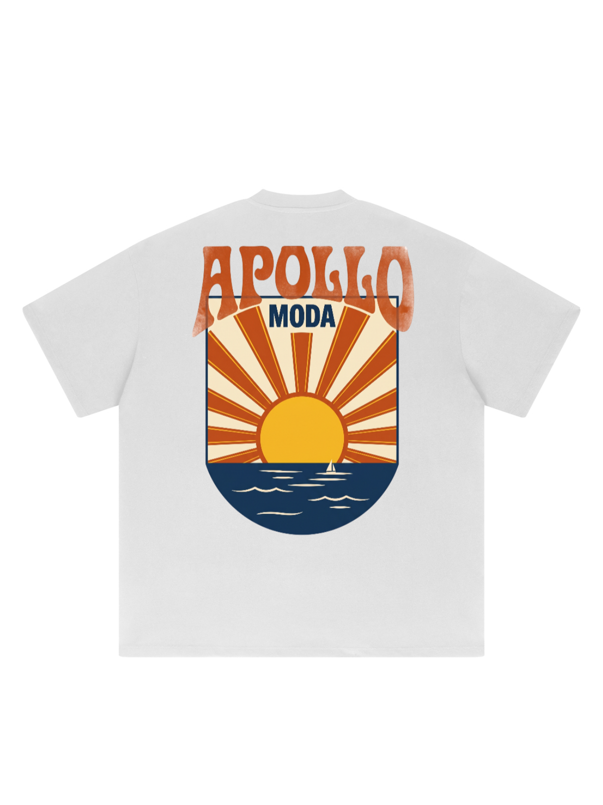 Camiseta gráfica pesada Horizon extragrande