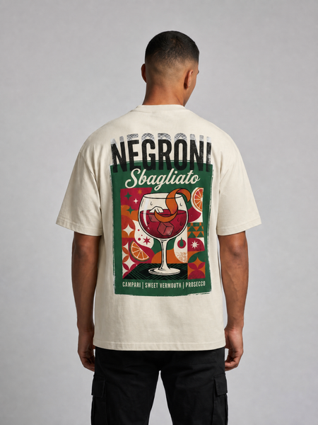 Negroni Sbagliato Oversized Heavyweight Graphic Tee