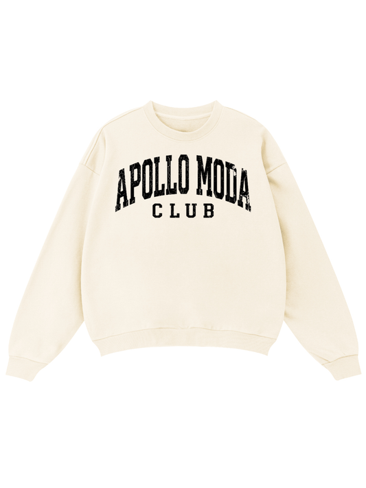 Club Collegiate Oversized Rundhals-Sweatshirt
