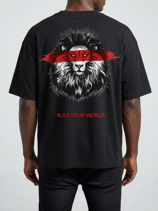 Men's Apollo Lion Oversized Tee