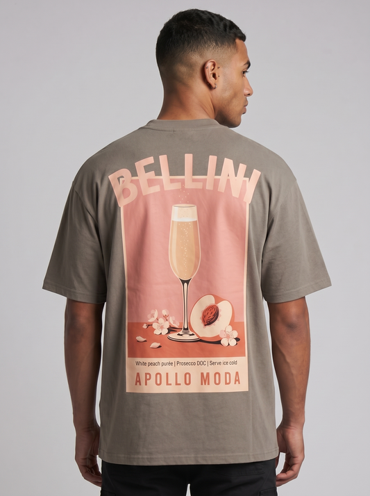 T-shirt grafica oversize Bellini pesante