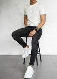 Men Slant Pocket Skinny Jeans